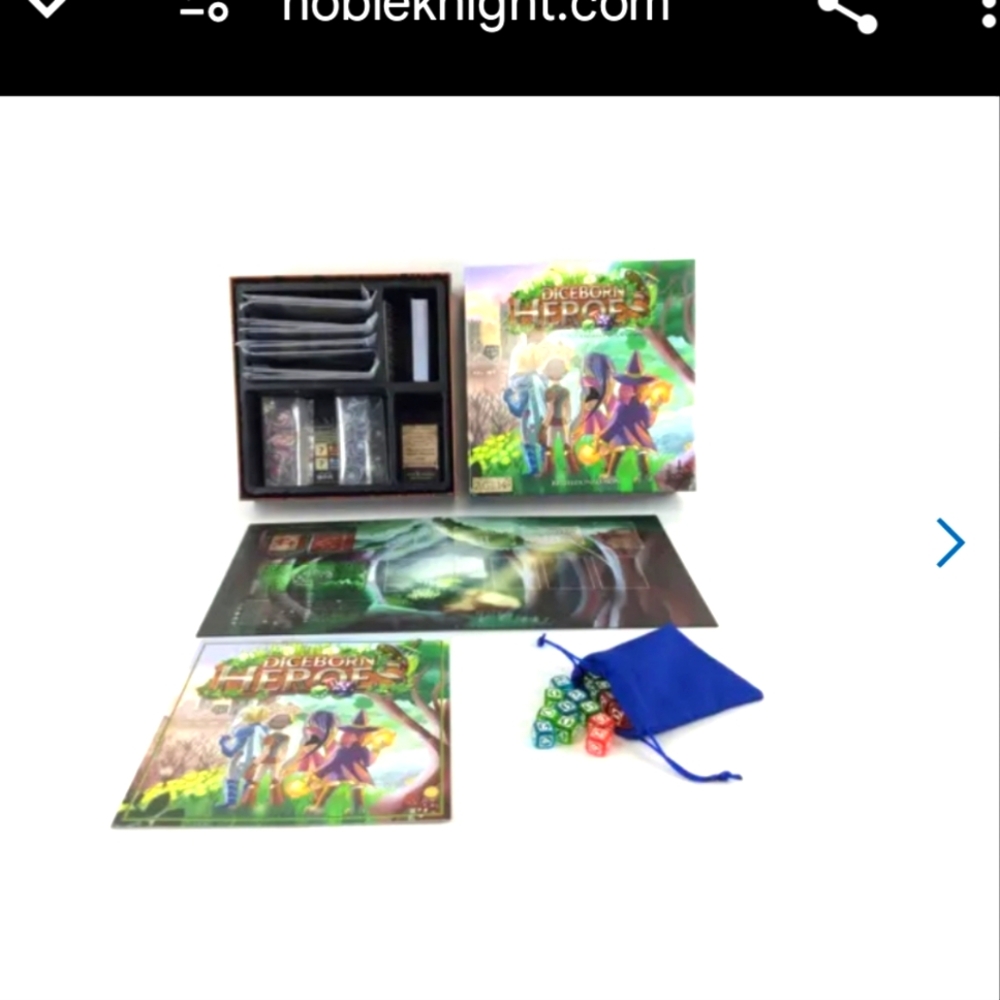 Adventure Card Game with Dice Set